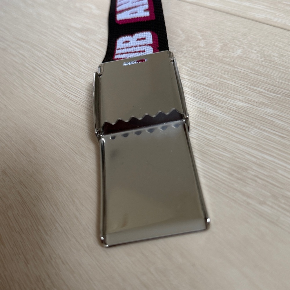 Anti Social Social Club Black Belt with Pink and White Logo - Picture 9 of 10